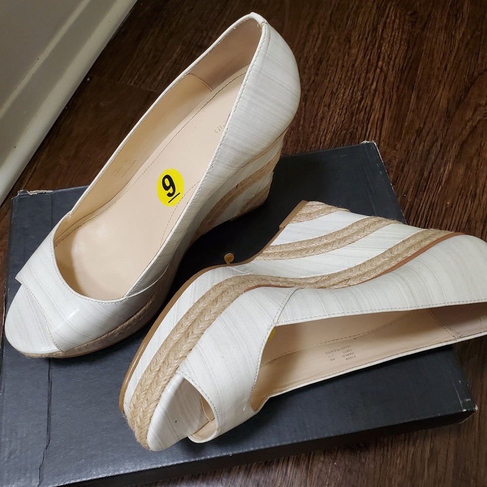 Calvin Klein Wedge heel white